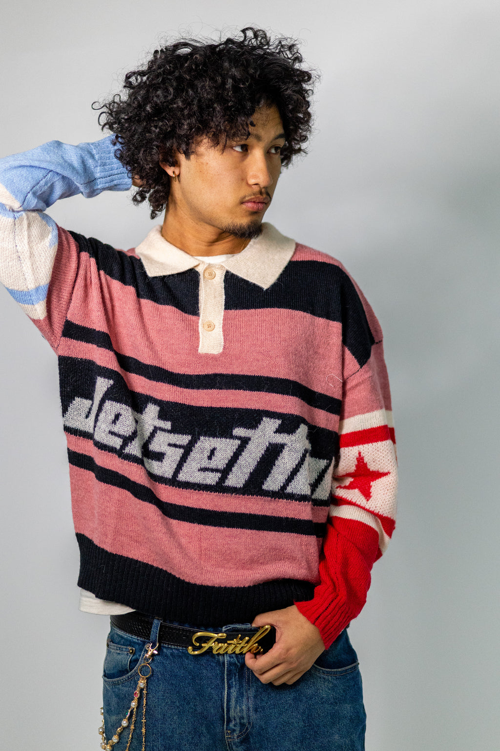 Jetsetter Mohair Rugby Polo