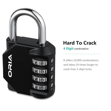 2PCS ORIA Combination Padlock