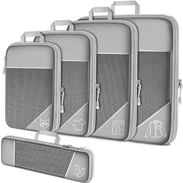 5Pcs Travel Bag Compression Packing Cubes